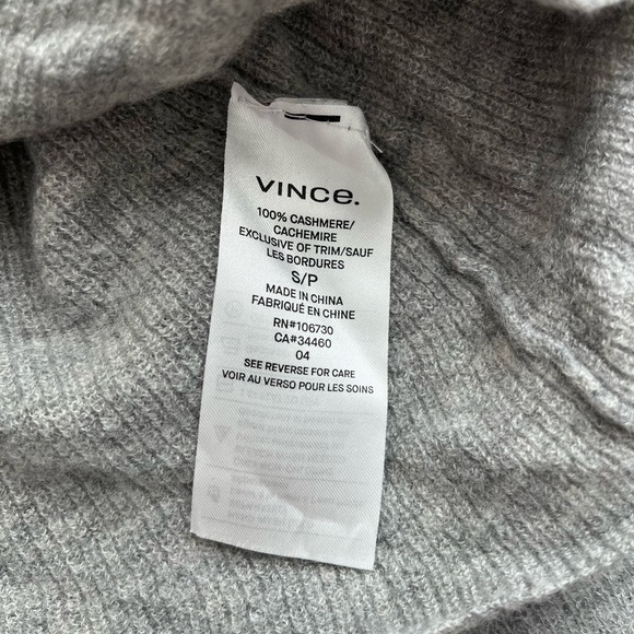 Vince Ribbed Cashmere Sweater - Picture 4 of 4